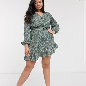 X Billie Faiers Exclusive Wrap Skater Dress